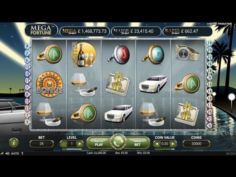 Mega Fortune Base Game