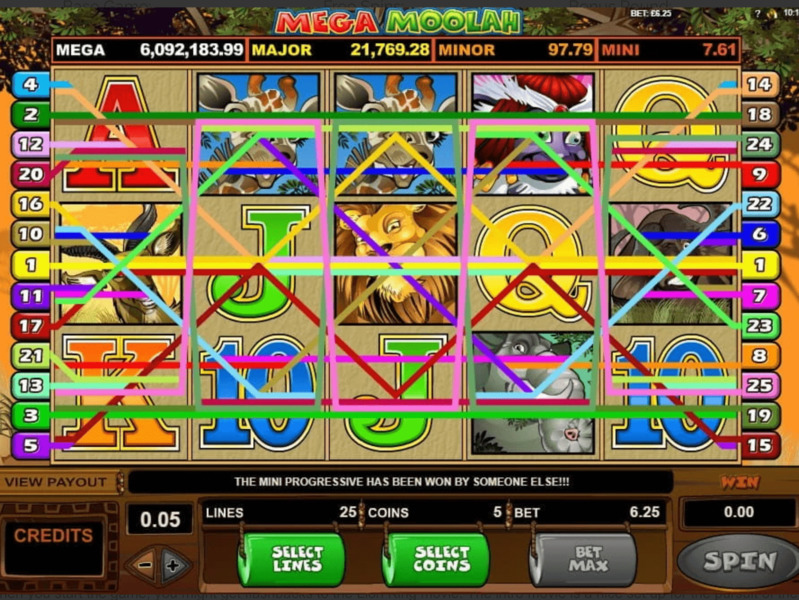 Mega Moolah Playlines